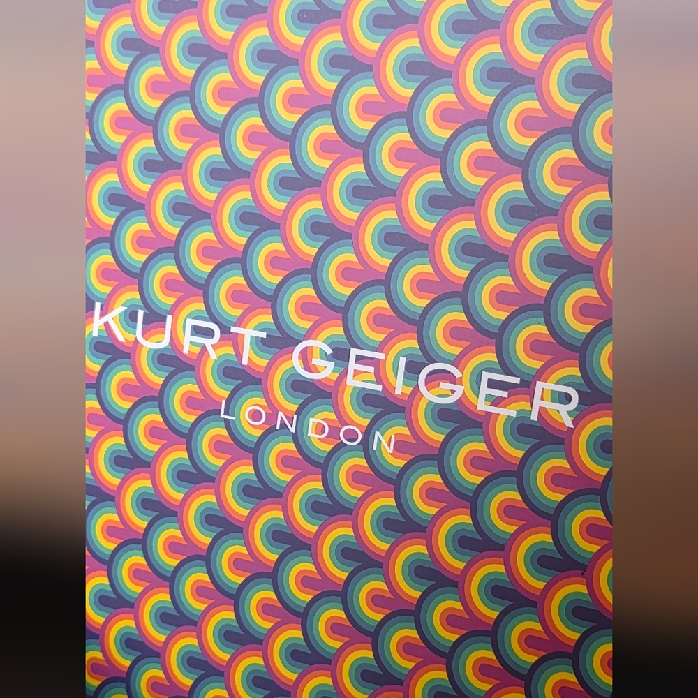 Kurt Geiger Rainbow Pattern Storage Box - Multicolor - Picture 6 of 8